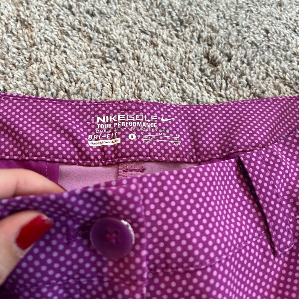 NWT Nike Golf Women’s Shorts- size 8- purple - Picture 2 of 7